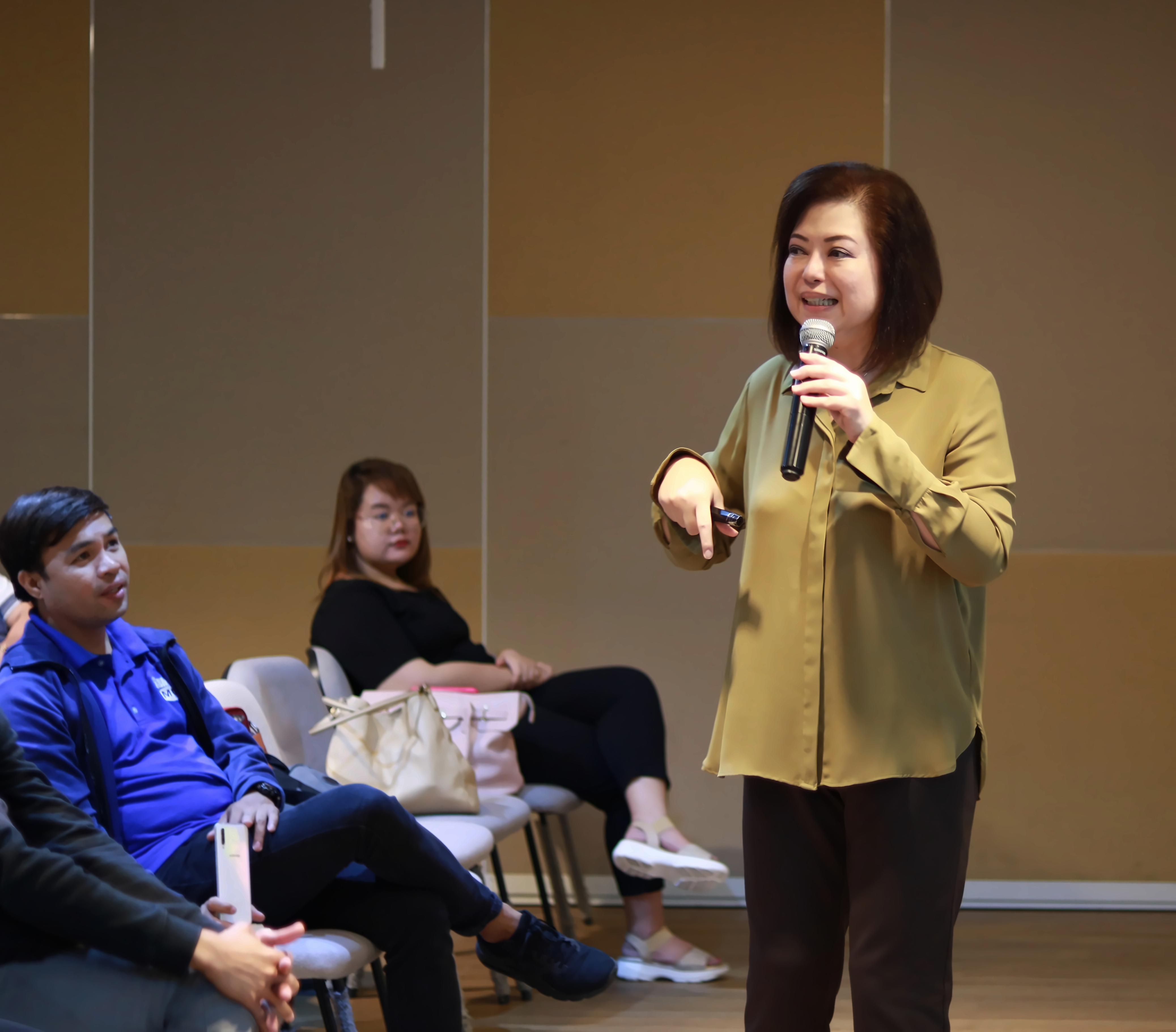 Photo from an MCV speaking event